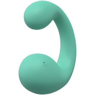 LOVELINE Playful - Green - Green 8.5 cm Dual Vibrator Shots Toys