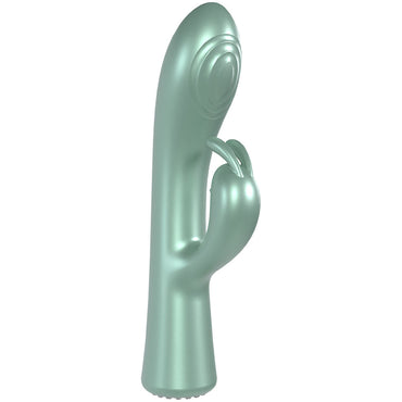 LOVELINE La Perla I - Green - Pearlescent Green 19.2 cm USB Rechargeable Rabbit Vibrator Shots Toys