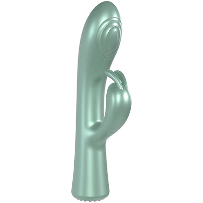 LOVELINE La Perla I - Green - Pearlescent Green 19.2 cm USB Rechargeable Rabbit Vibrator Shots Toys