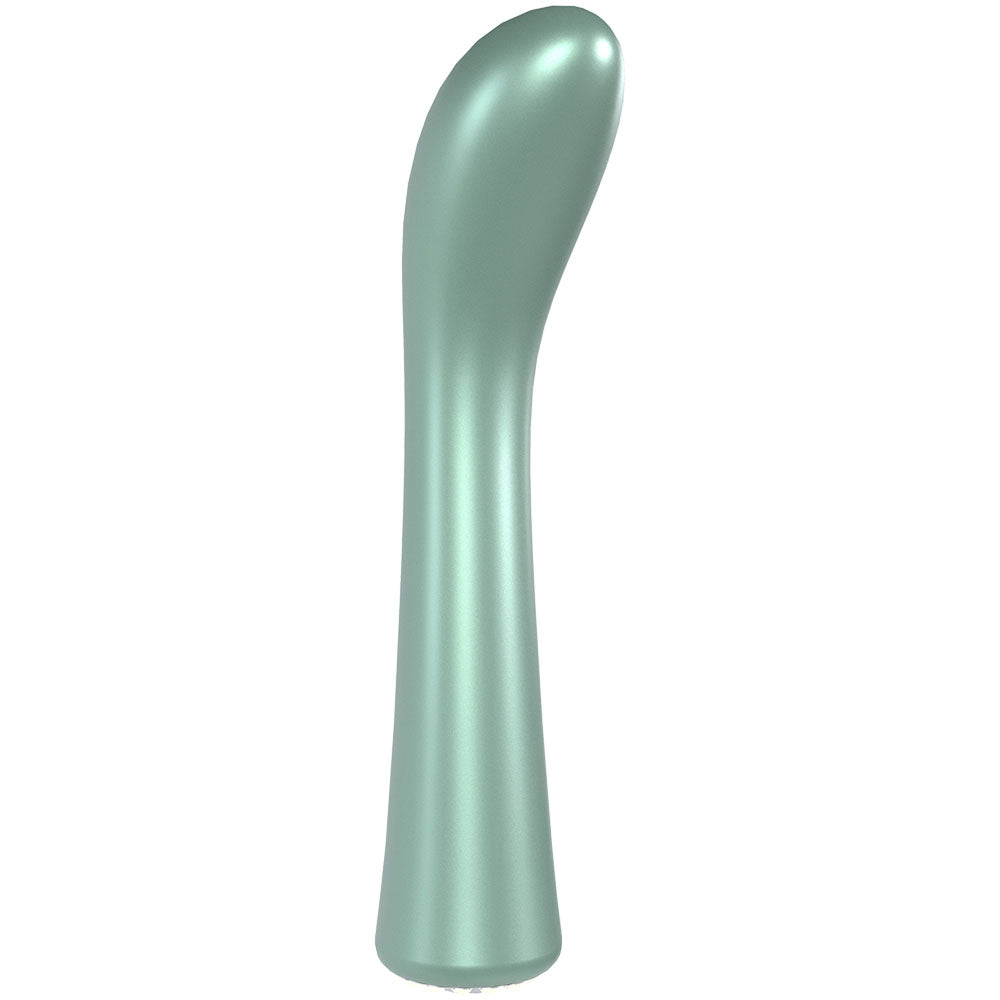 LOVELINE La Perla III - Green - Pearlescent Green 19.2 cm USB Rechargeable Vibrator Shots Toys