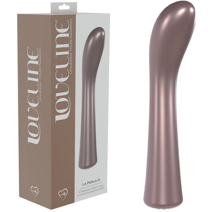 LOVELINE La Perla III - Pink - Pearlescent Pink 19.2 cm USB Rechargeable Vibrator Shots Toys