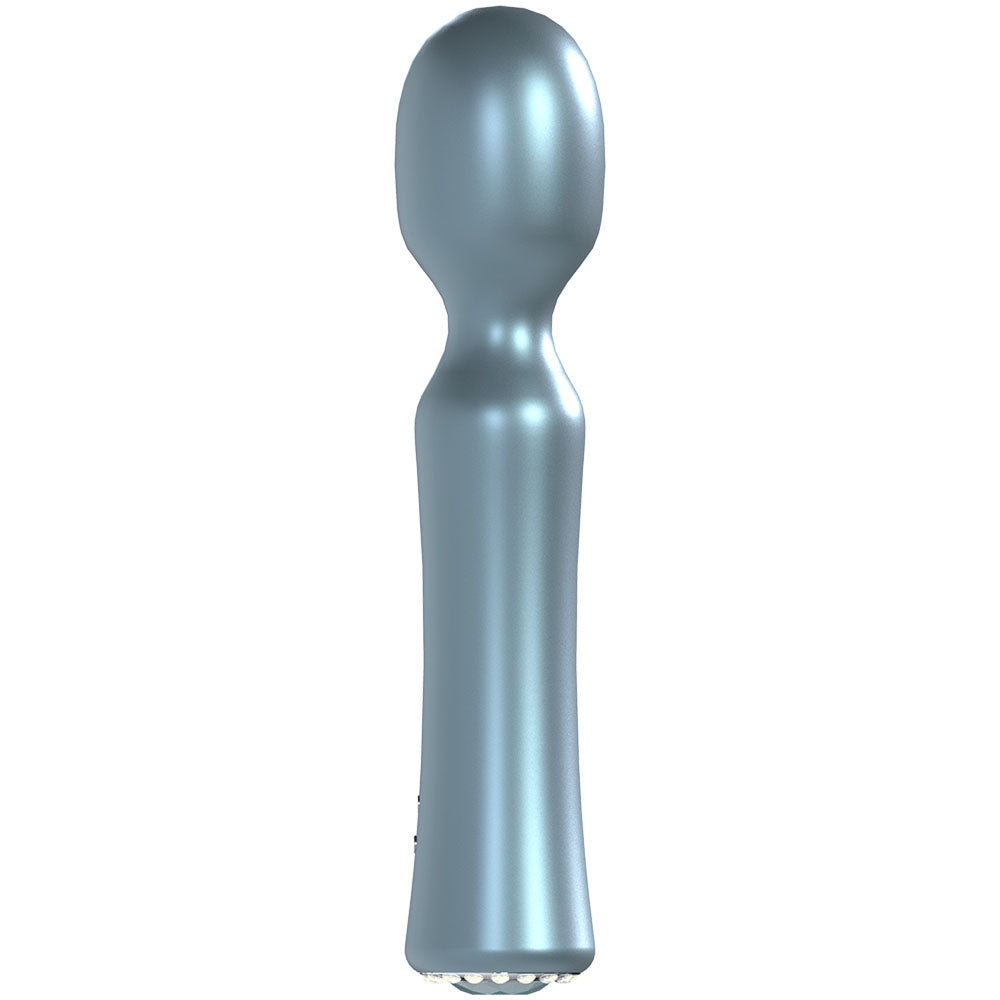 LOVELINE La Perla IV - Blue - Pearlescent Blue 19.2 cm USB Rechargeable Massage Wand Shots Toys