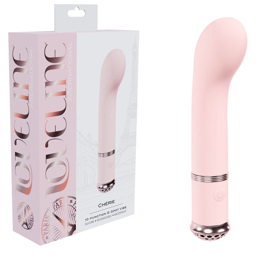 LOVELINE Cherie - Pink - Pink 14 cm USB Rechargeable Vibrator Shots Toys