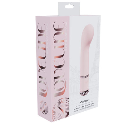 LOVELINE Cherie - Pink - Pink 14 cm USB Rechargeable Vibrator Shots Toys