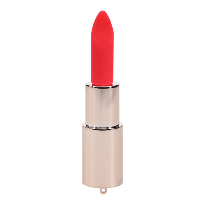 LOVELINE Diamond - Red - Red 8.3 cm USB Rechargeable Lipstick Vibrator Shots Toys