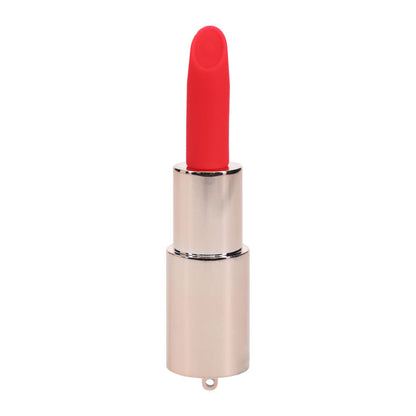 LOVELINE Sparkle - Red 8.3 cm USB Rechargeable Lipstick Vibrator Shots Toys
