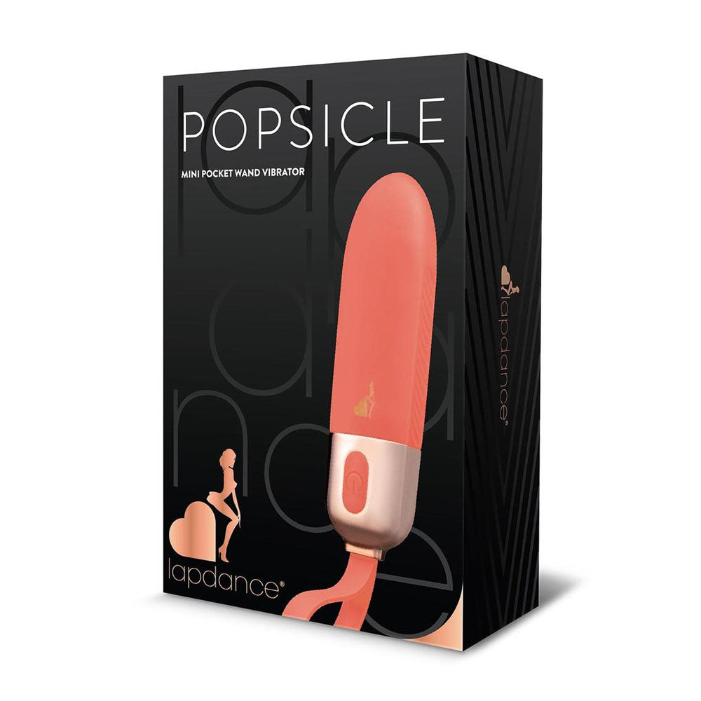 LAPDANCE Popsicle Mini Pocket Wand - Pink 12 cm USB Rechargeable Bullet Xgen Products