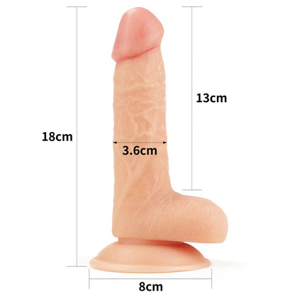 The Ultra Soft Dude - Flesh 17.8 cm (7'') Dong Lovetoy