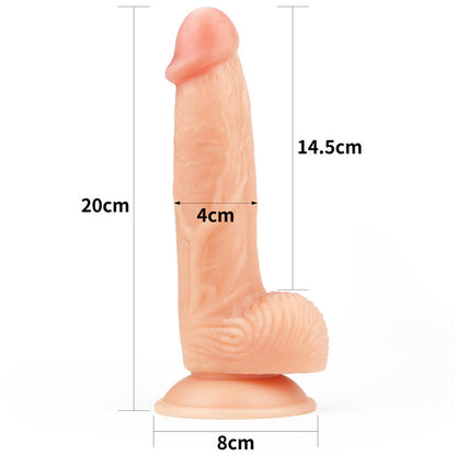 The Ultra Soft Dude - Flesh 20.3 cm (8'') Dong Lovetoy