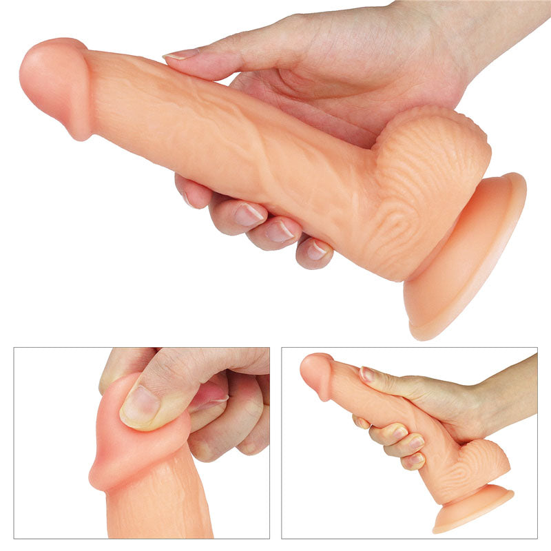 The Ultra Soft Dude - Flesh 20.3 cm (8'') Dong Lovetoy