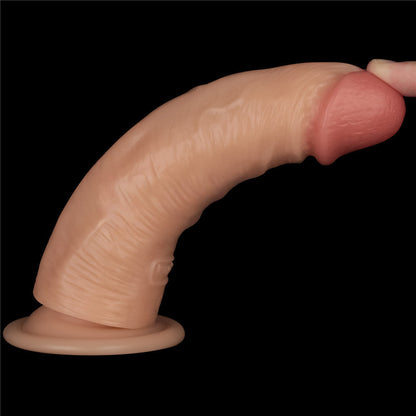 7 Inch Power Basics - Flesh 18 cm USB Rechargeable Vibrating Dong Lovetoy
