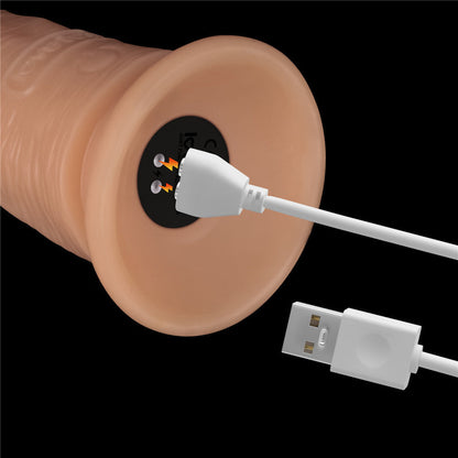7 Inch Power Basics - Flesh 18 cm USB Rechargeable Vibrating Dong Lovetoy