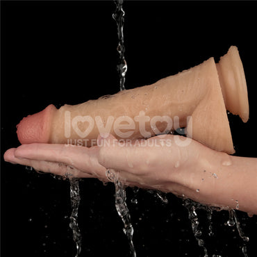 8 Inch Power Basics - Flesh 20 cm USB Rechargeable Vibrating Dong Lovetoy