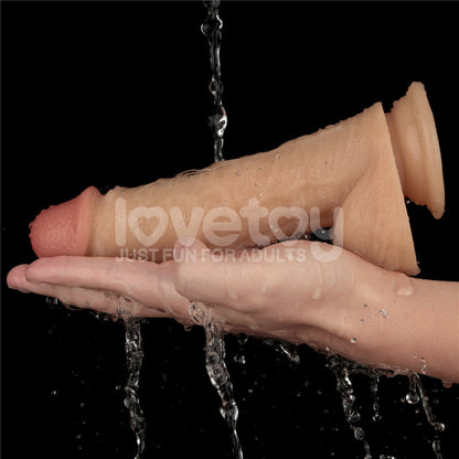 8 Inch Power Basics - Flesh 20 cm USB Rechargeable Vibrating Dong Lovetoy