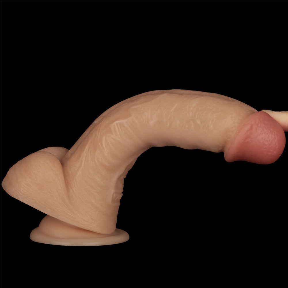 8 Inch Power Basics - Flesh 20 cm USB Rechargeable Vibrating Dong Lovetoy