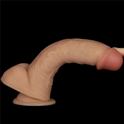 8 Inch Power Basics - Flesh 20 cm USB Rechargeable Vibrating Dong Lovetoy