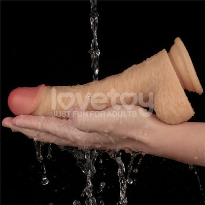 8.5 Inch Power Basics - Flesh 21.6 cm USB Rechargeable Vibrating Dong Lovetoy