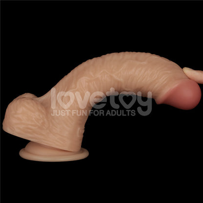 8.5 Inch Power Basics - Flesh 21.6 cm USB Rechargeable Vibrating Dong Lovetoy