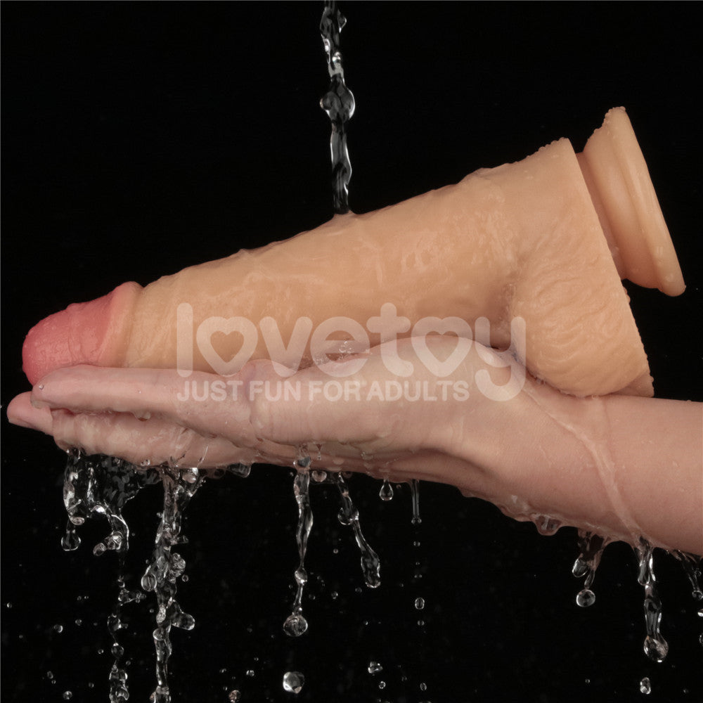 9 Inch Power Basics - Flesh 23 cm USB Rechargeable Vibrating Dong Lovetoy