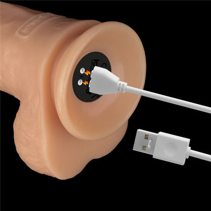 9 Inch Power Basics - Flesh 23 cm USB Rechargeable Vibrating Dong Lovetoy
