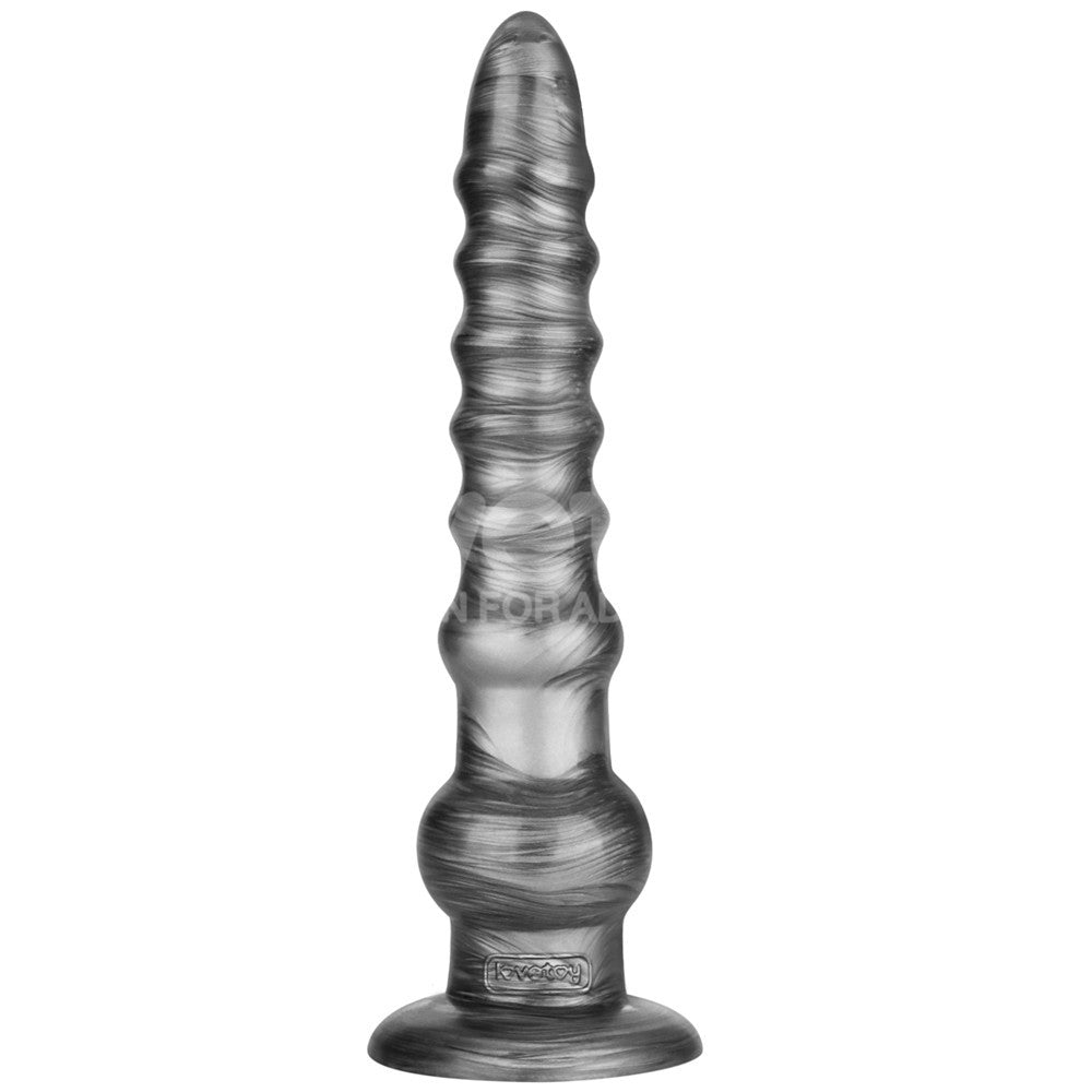 King Sized Vibrating Vibrax Slider - Grey 32.3 cm (12.5'') USB Rechargeable Vibrating Dildo Lovetoy