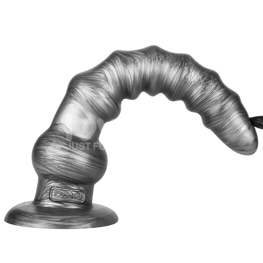 King Sized Vibrating Vibrax Slider - Grey 32.3 cm (12.5'') USB Rechargeable Vibrating Dildo Lovetoy