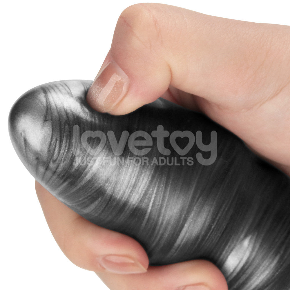 King Sized Vibrating Vibrax Slider - Grey 32.3 cm (12.5'') USB Rechargeable Vibrating Dildo Lovetoy