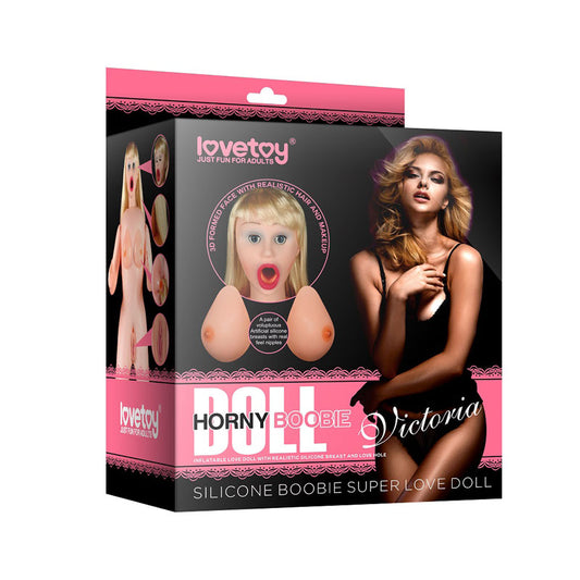 Victoria Horny Boobie Doll - Inflatable Love Doll Flesh - Club X