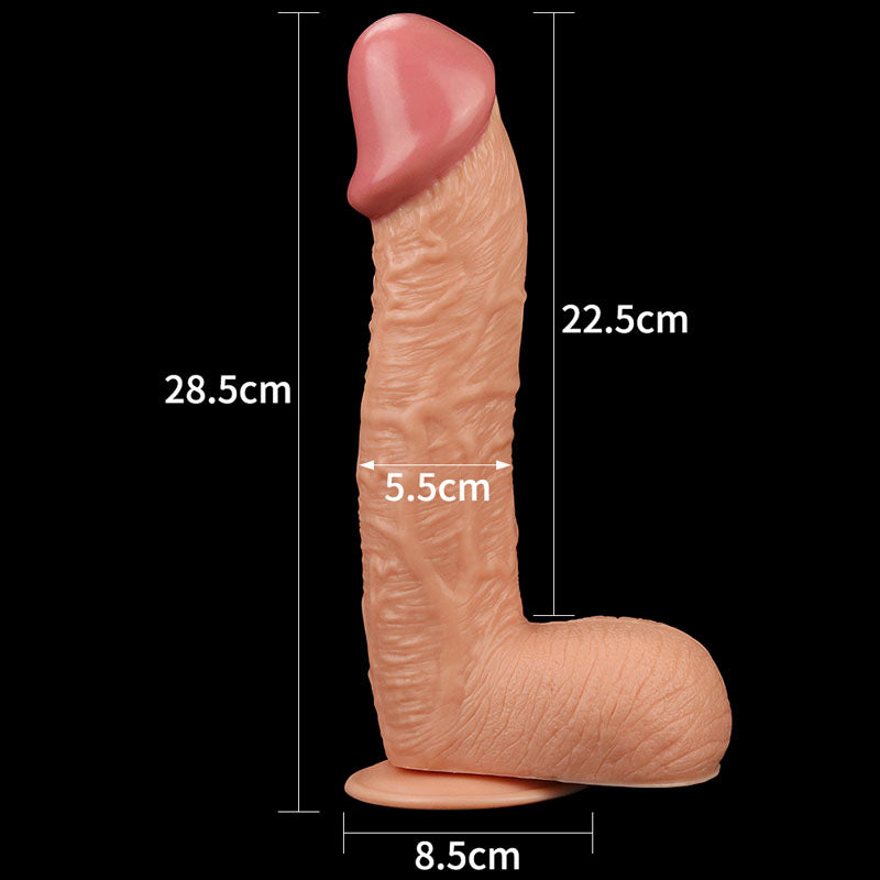 King Size 10.5'' Realistic Dildo - Flesh 26.7 cm Dong Lovetoy