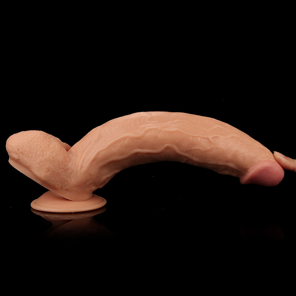 King Size 11'' Realistic Dildo - Flesh 29.5 cm Dong Lovetoy