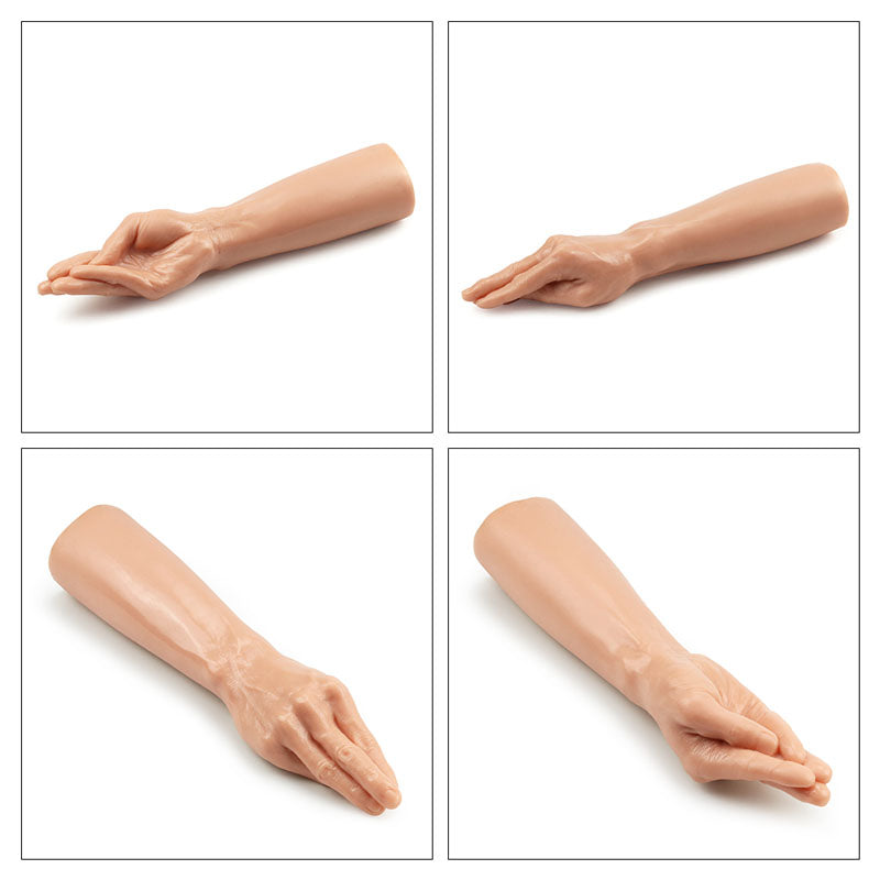 King Sized 13.5'' Realistic Magic Hand - Flesh 36 cm Hand Dildo Lovetoy