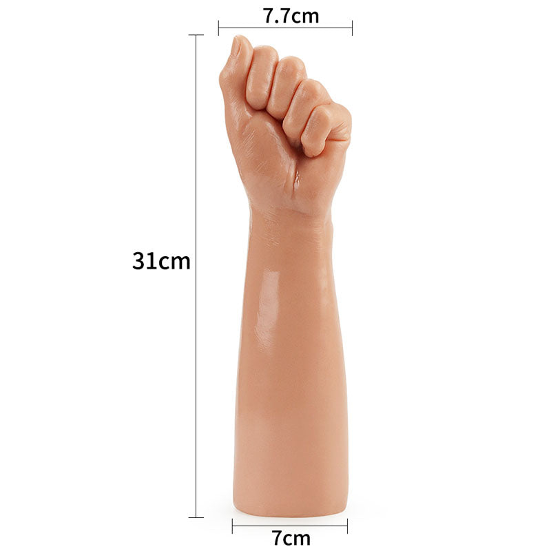 King Sized 12'' Realistic Bitch Fist - Flesh 30.5 cm Fist Dildo Lovetoy