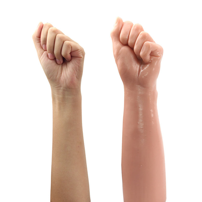 King Sized 12'' Realistic Bitch Fist - Flesh 30.5 cm Fist Dildo Lovetoy