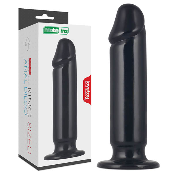 King Sized 9.25'' Anal Dildo - Black 23.5 cm Mega Anal Dong Lovetoy
