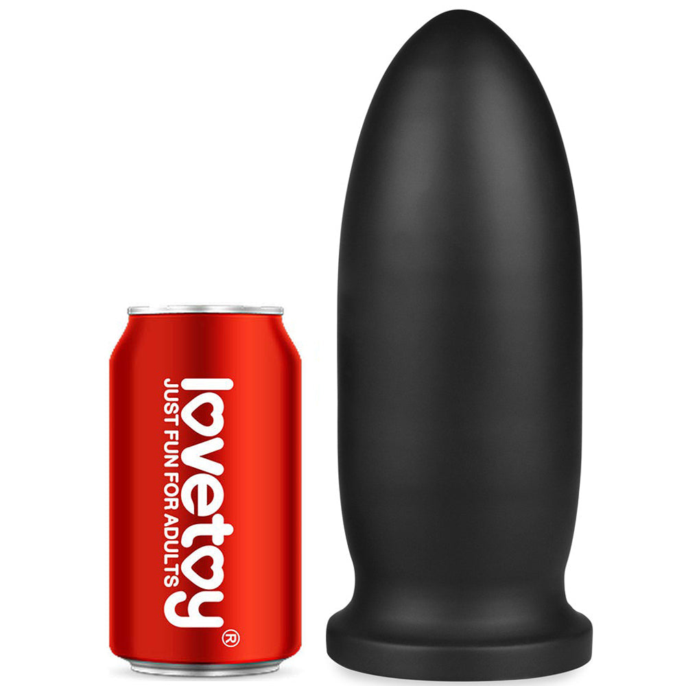 King Sized Anal Bomber - Black 23 cm (9'') Mega Anal Plug Lovetoy