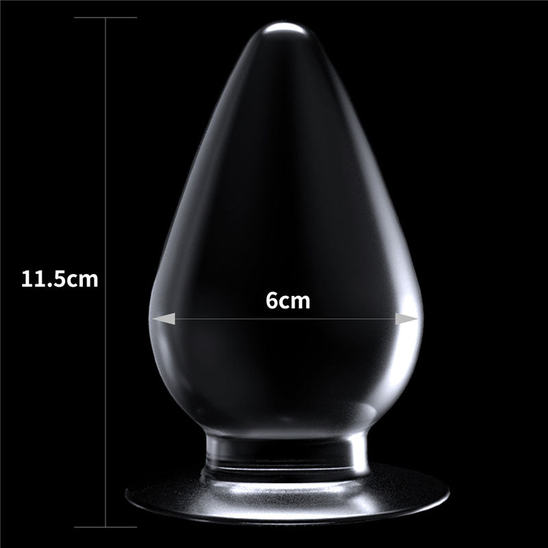 Flawless Clear Anal Plug 4.5'' - Clear 11.5 cm Butt Plug Lovetoy