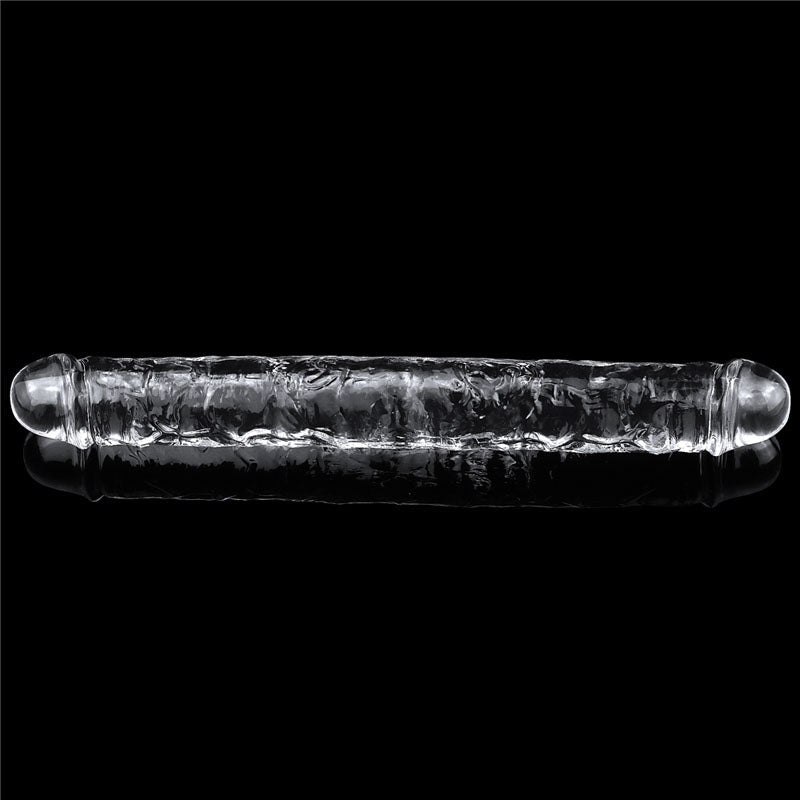 Flawless Clear Double Dildo 12'' - Clear 30 cm Double Dong Lovetoy