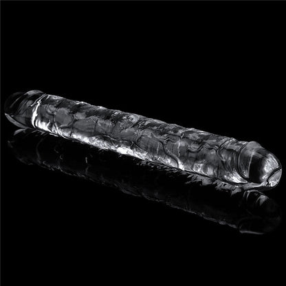 Flawless Clear Double Dildo 12'' - Clear 30 cm Double Dong Lovetoy