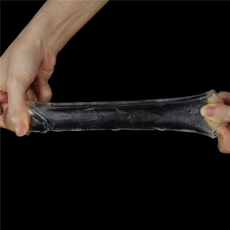 Flawless Clear Penis Sleeve 1'' - Clear 2.5 cm Penis Extender Sleeve Lovetoy