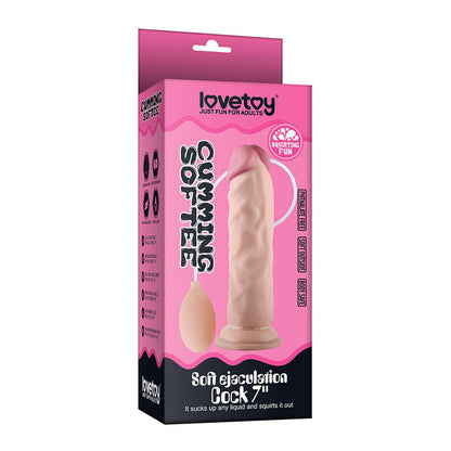 Cumming Softee Soft Ejaculation Cock 8.5'' - Flesh 21.6 cm Squirting Dong Lovetoy