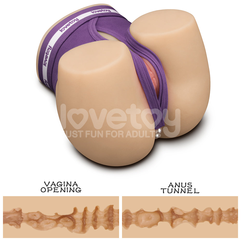Streetgirls Dual Motor Sensation Pulse - Flesh USB Rechargeable Vibrating Masturbator Lovetoy
