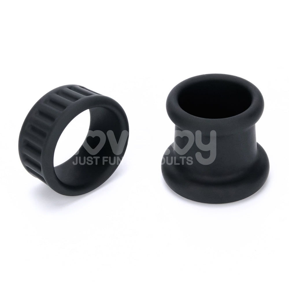 Pinnacle Pro Twin Grip Enhancer - Black Cock & Balls Ring Lovetoy