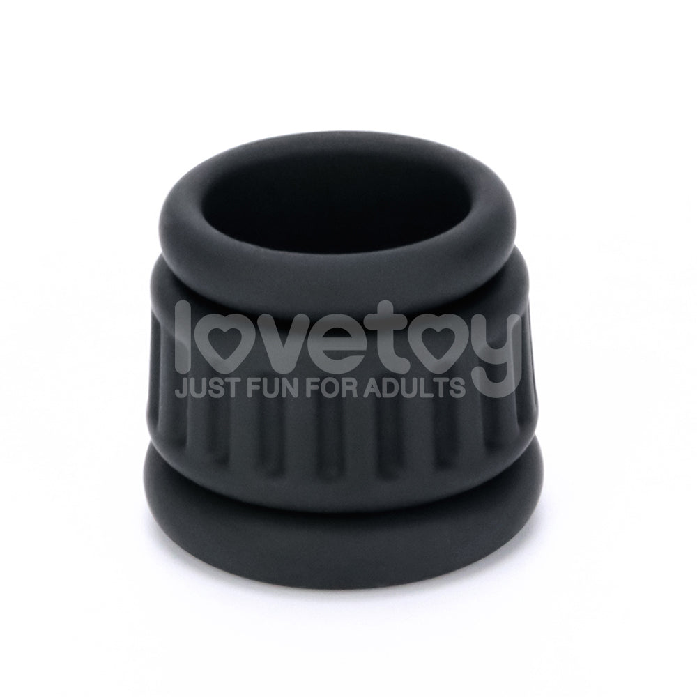 Pinnacle Pro Twin Grip Enhancer - Black Cock & Balls Ring Lovetoy