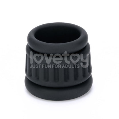 Pinnacle Pro Twin Grip Enhancer - Black Cock & Balls Ring Lovetoy
