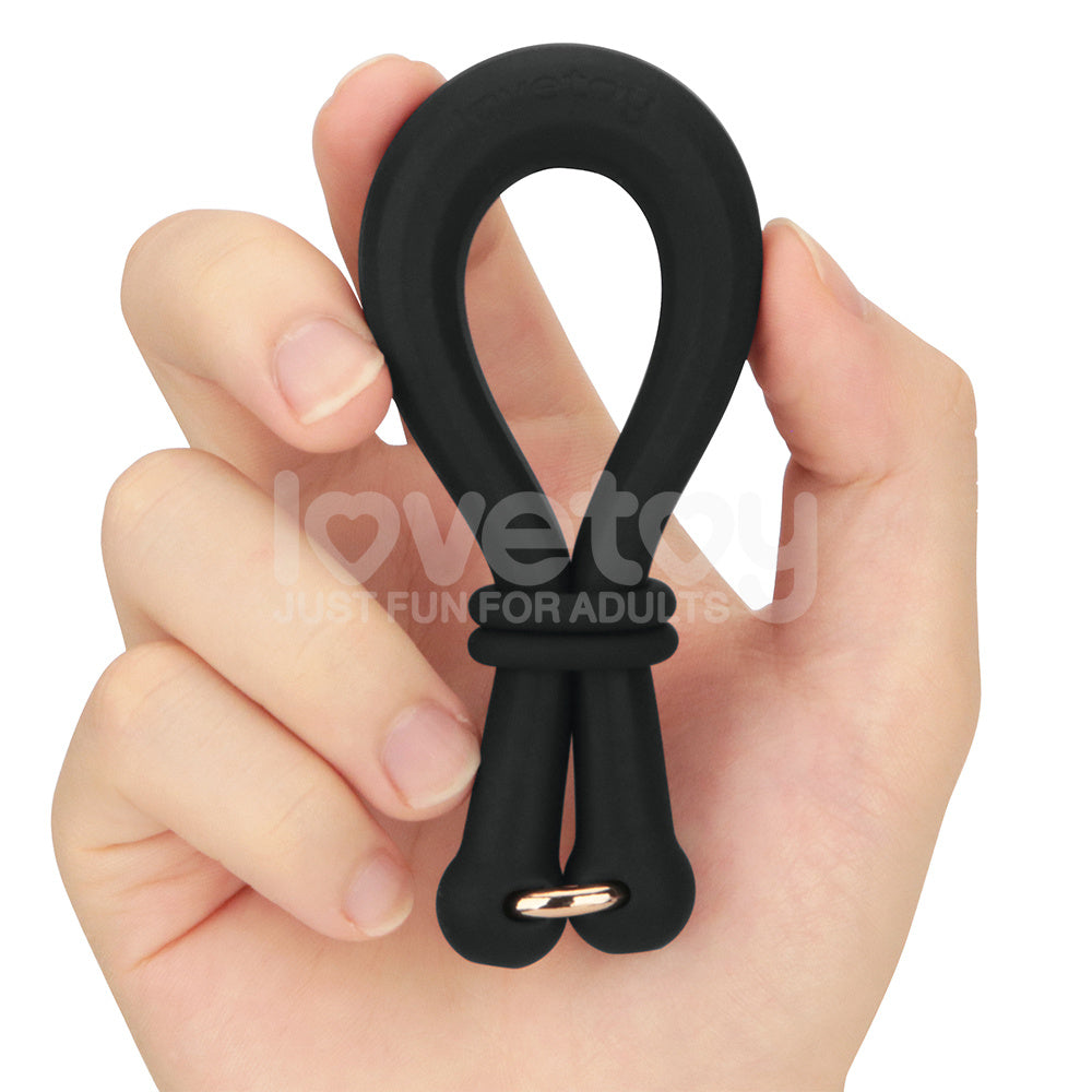 Pinnacle Pro Anyfit Plus Stretcher - Black Adjustable Cock Ring Lovetoy