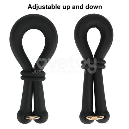 Pinnacle Pro Anyfit Plus Stretcher - Black Adjustable Cock Ring Lovetoy