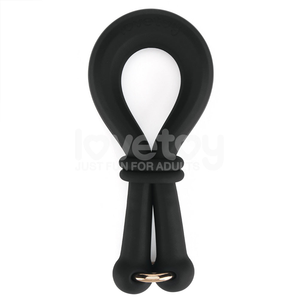 Pinnacle Pro Anyfit Plus Stretcher - Black Adjustable Cock Ring Lovetoy