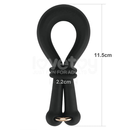 Pinnacle Pro Anyfit Plus Stretcher - Black Adjustable Cock Ring Lovetoy