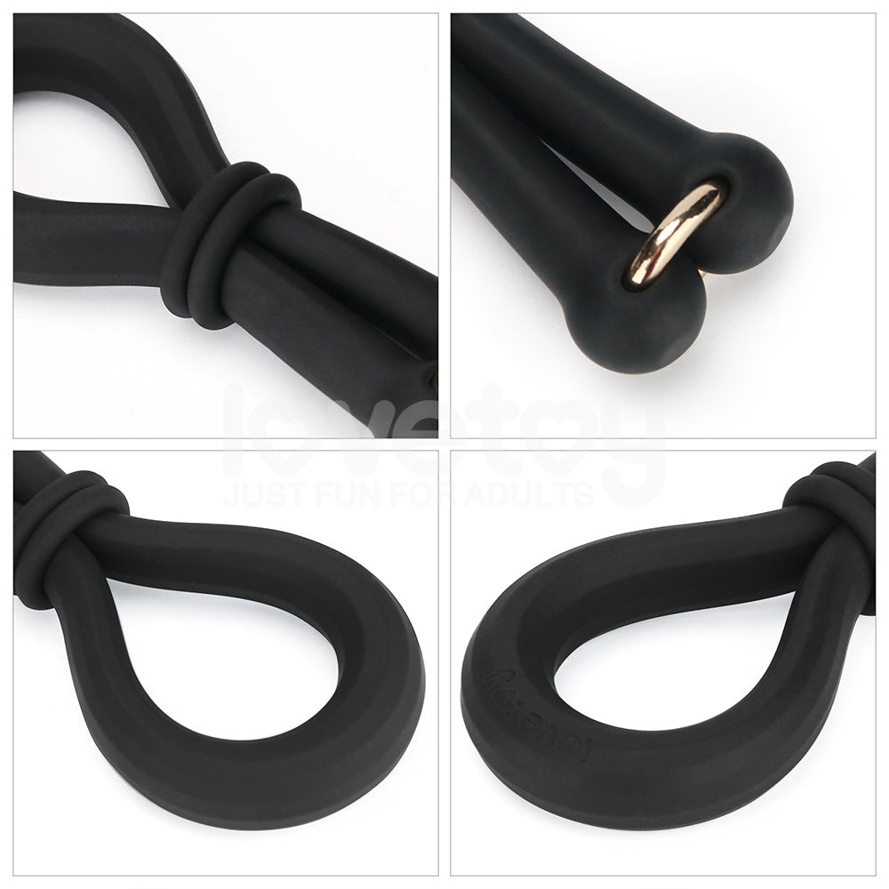 Pinnacle Pro Anyfit Plus Stretcher - Black Adjustable Cock Ring Lovetoy