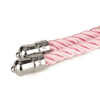 Rebellion Reign Silky Bondage Rope - Pink - Pink Bondage Rope - 10 metre length Lovetoy